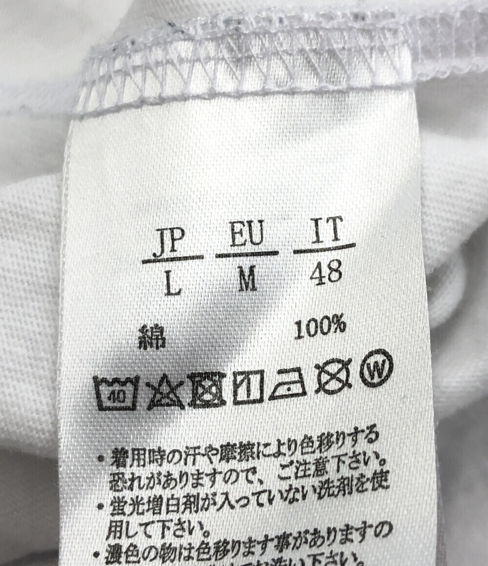 Vネック 半袖Tシャツ メンズ L L 1PIU1UGUALE3_画像4