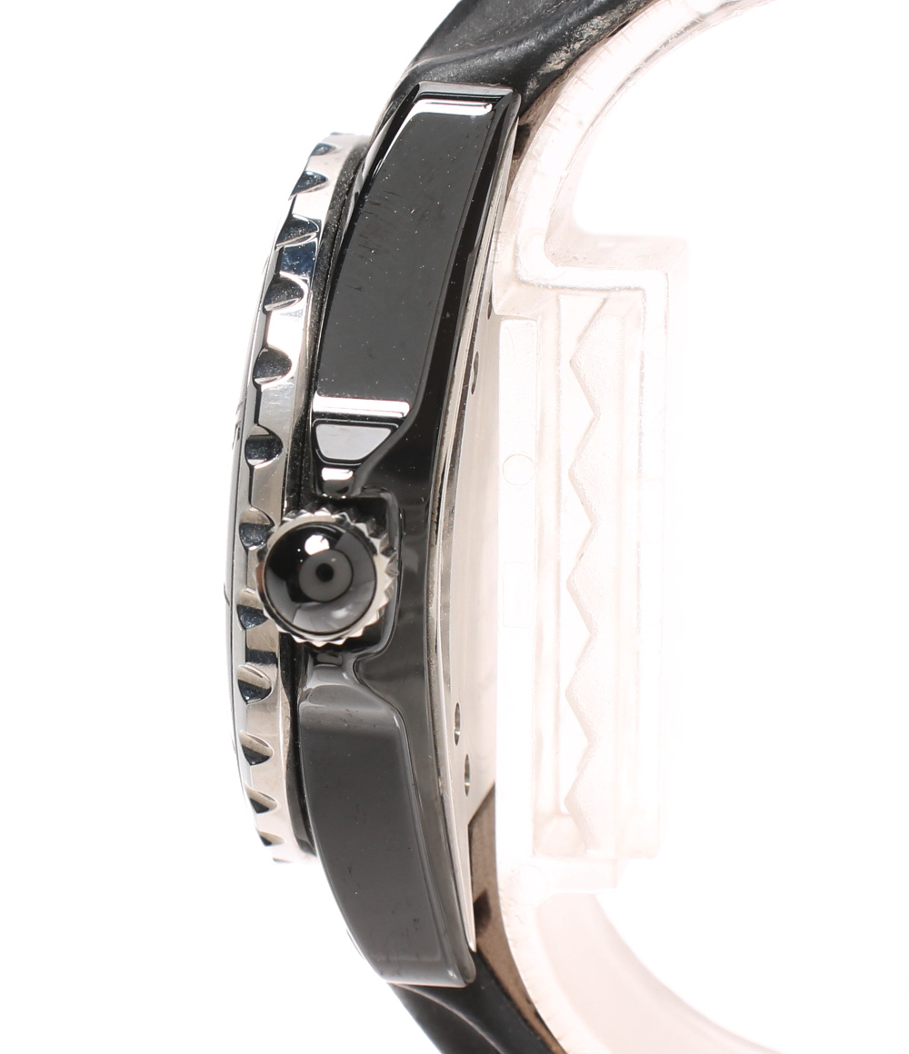 シャネル 腕時計 セラミック デイト J12 H0680 クオーツ ブラック レディース CHANEL_画像5