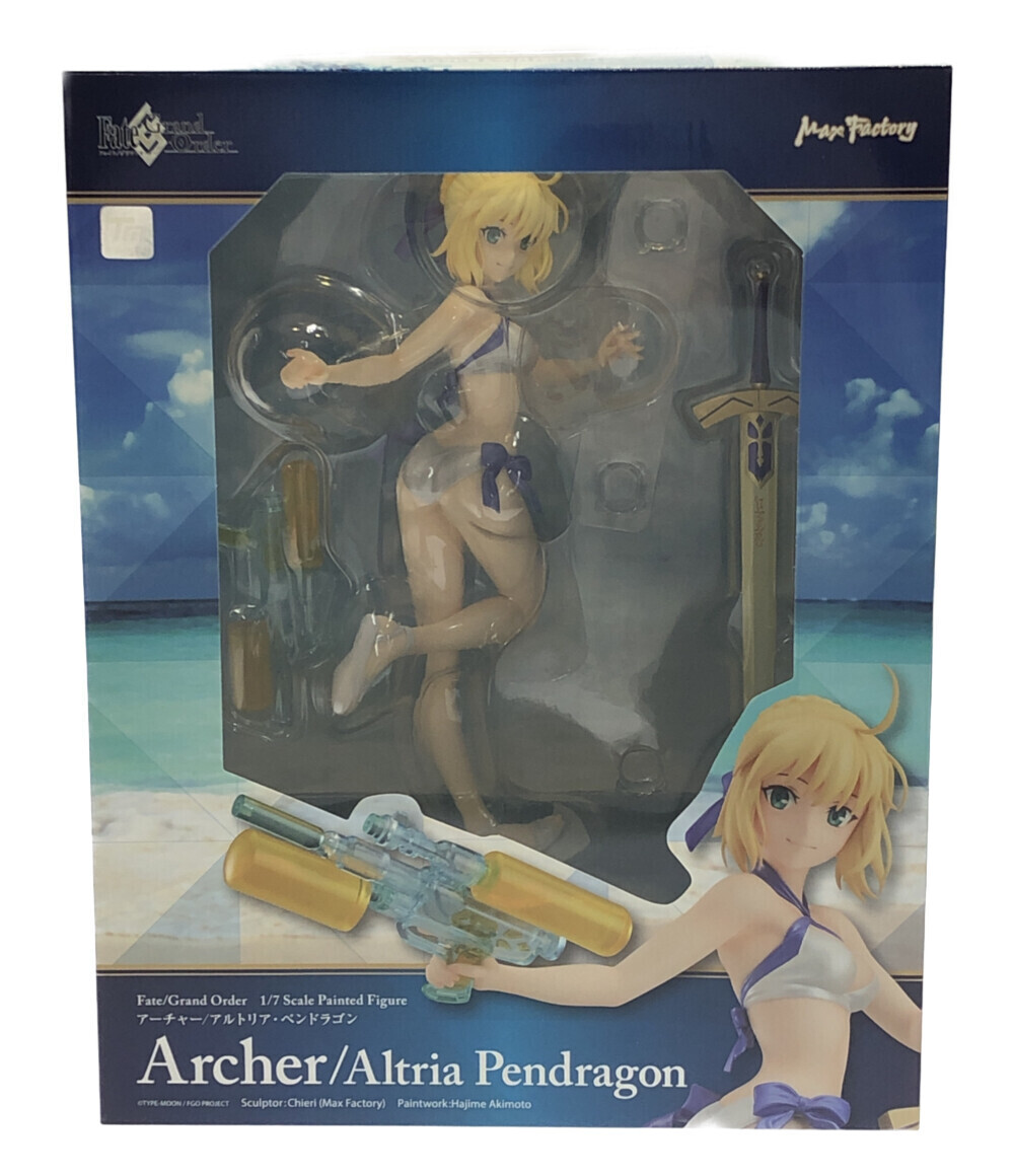 美品 フィギュア Fate Grand Order アーチャー/アルトリア ペンドラゴン 1/7 マックスファクトリー