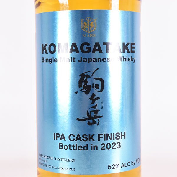 大阪府内発送限定★本坊酒造 マルス 駒ヶ岳 IPA カスクフィニッシュ 2023 ＊箱付 700ml 52% ウイスキー 駒ケ岳 MARS E190004_画像3