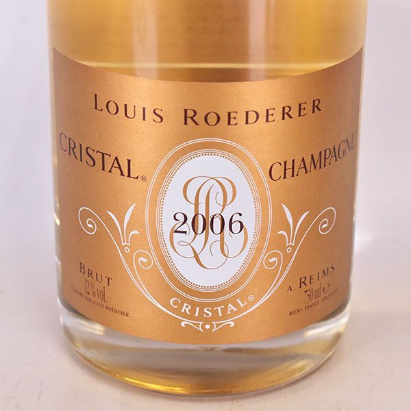 ★ルイ ロデレール クリスタル ブリュット 白 2006年 並行品 ＊冊子 箱付 750ml 12% シャンパーニュ LOUIS ROEDERER F020078_画像3