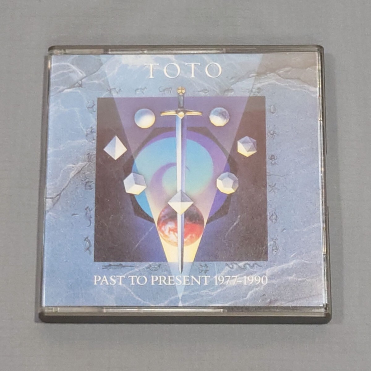 ★送料無料★TOTO　PAST TO PRESENT 1977-1990　ミュージックMD　ミニディスク　MD ( mini Disc )　レア　希少　中古美品_画像1