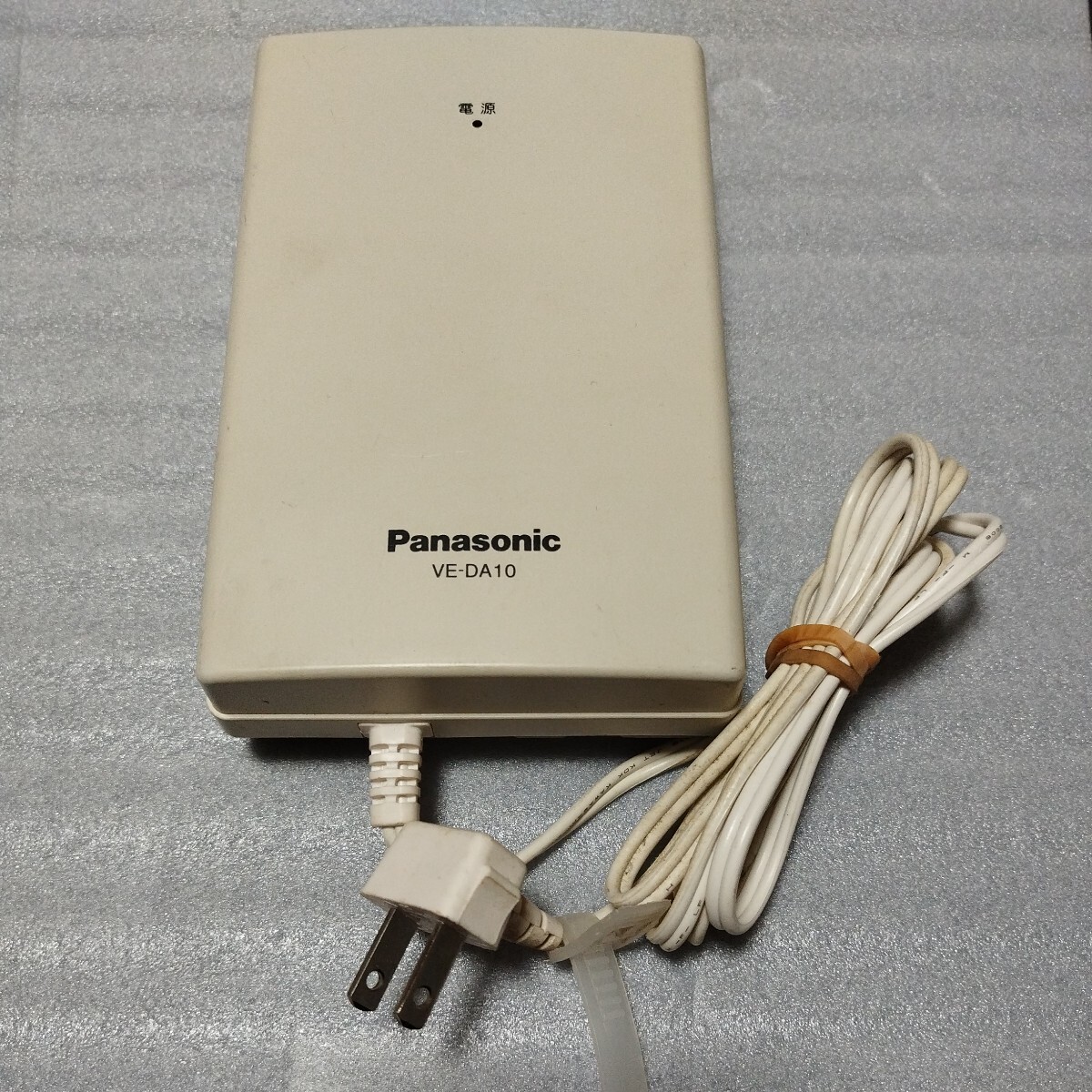 【通電確認】Panasonic パナソニック ドアホンアダプタ VE-DA10の画像1