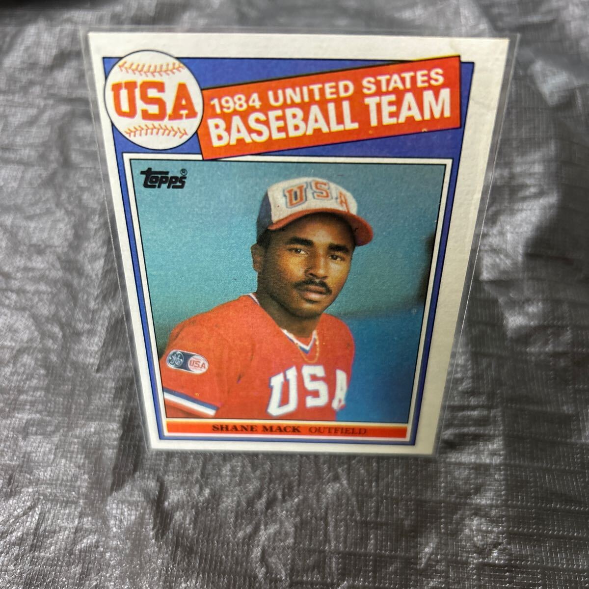 1985 Topps Shane Mack 1984 United States Baseball Team No.398 読売ジャイアンツ　シェーンマック_画像1