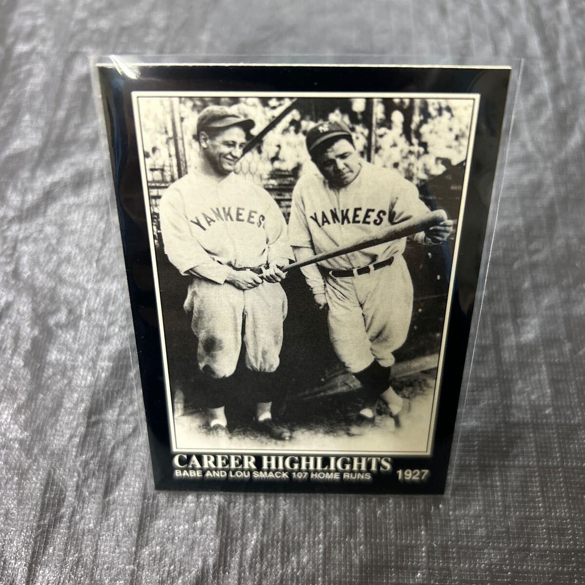 1992 The Babe Ruth Collection MegaCards No.81 Career Highlights 1927_画像1