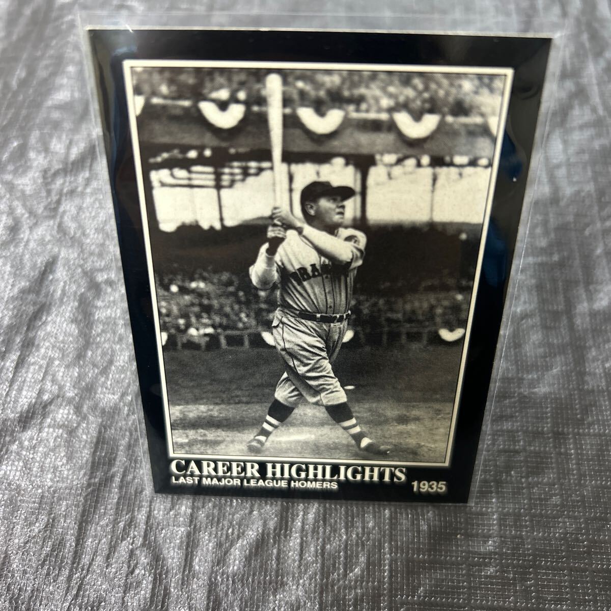 1992 The Babe Ruth Collection MegaCards No.93 Career Highlights 1935_画像1