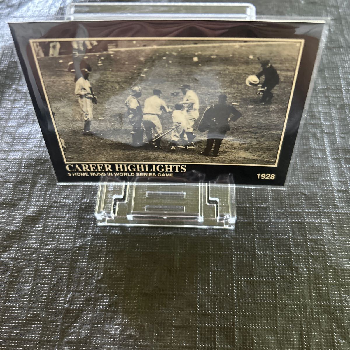 1992 The Babe Ruth Collection MegaCards No.83 Career Highlights 1928_画像1