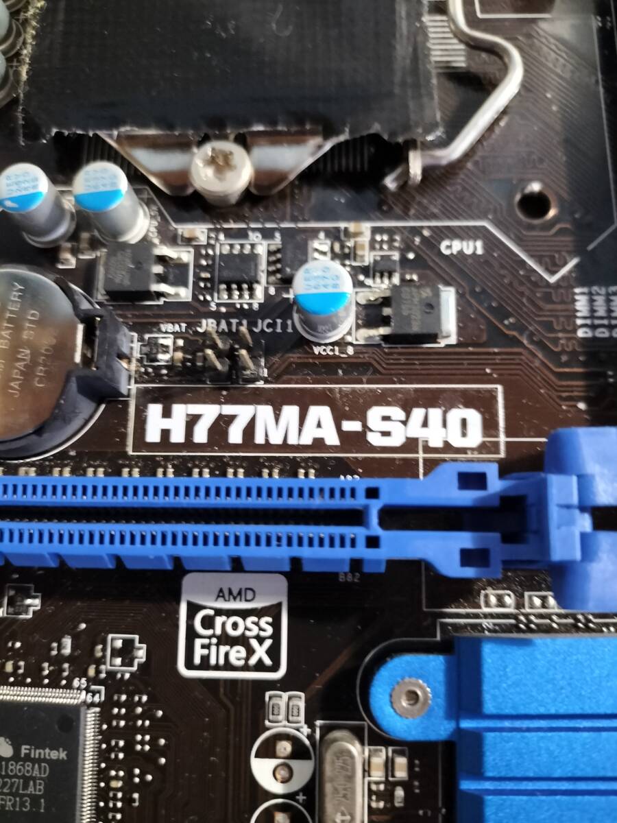 ★MSI H77MA-S40 LGA1155 H77 MATX●マザーボード_画像3