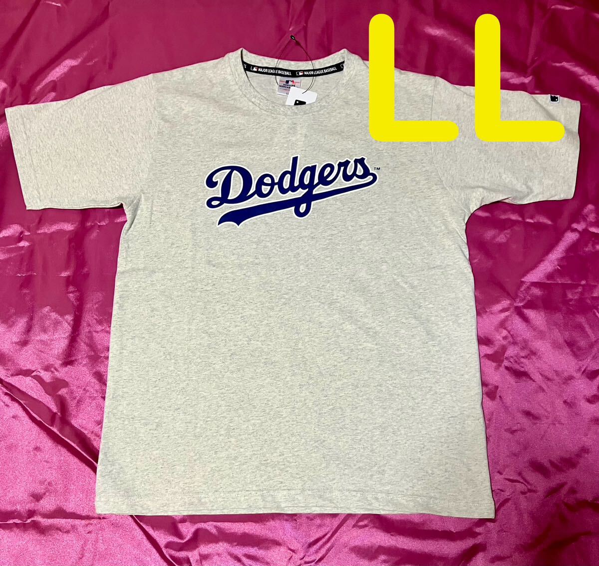 ロサンゼルス ドジャース オートミール 半袖Tシャツ メンズ LL_画像1