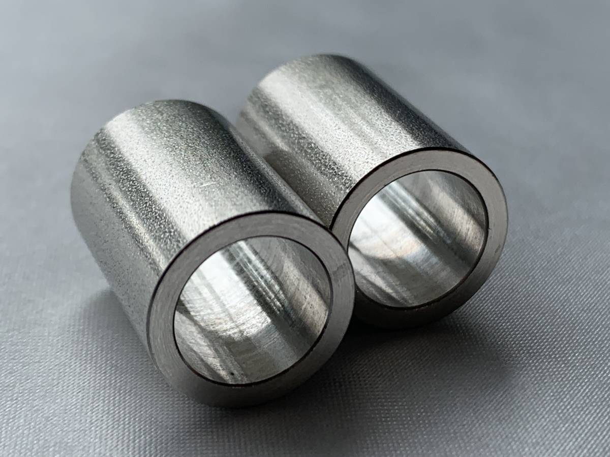 ステンレススペーサーカラー 内径10mm×外径14mm×厚さ20mm×2個1セット M10ボルトに！ロッドエンドに!検KITACOキタコDAYTONAデイトナ_画像5