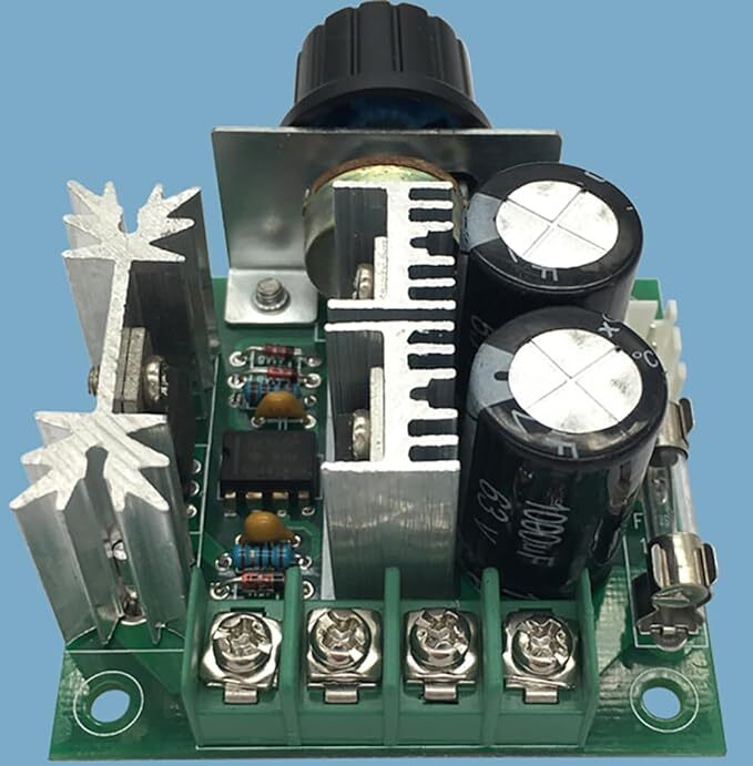 PWM 10A 400W DC モーター 速度 コントローラー モジュール (DC直流調速器×1)_画像4