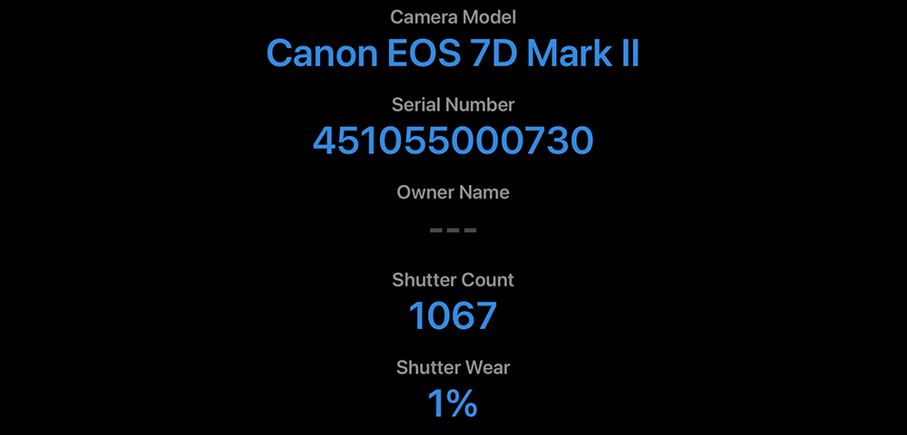 ■ Canon ■ EOS 7D Mark II MK2 マーク2 ボディ●元箱付属品完備 ●S数 約 1.070 極小【ほぼ新品 送料込】の画像10