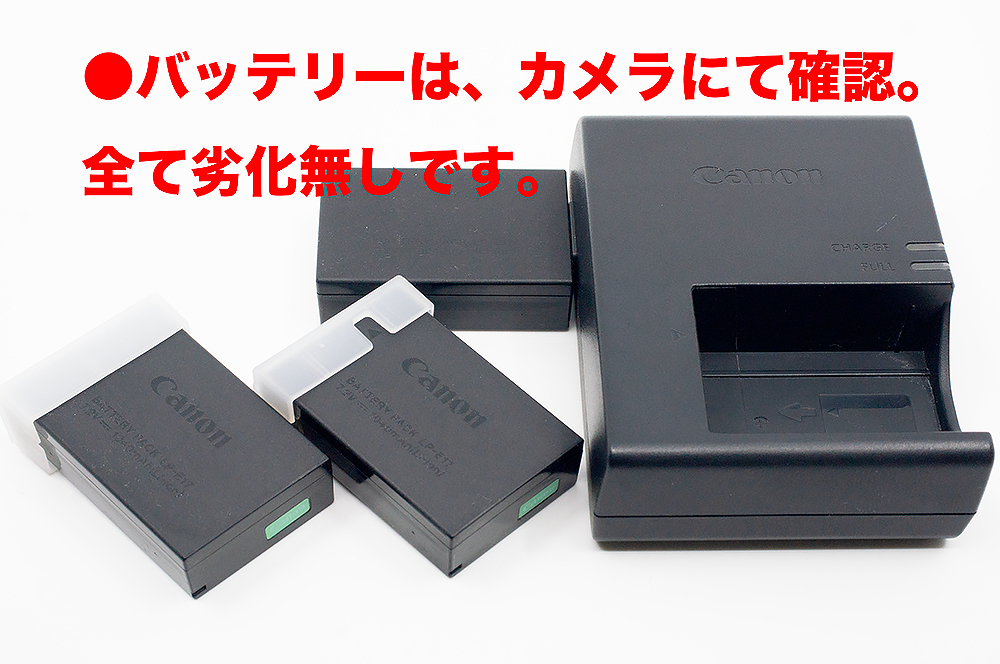 ■ Canon ■ Canon純正充電器 LC-E17 + LP-E17【3個　全て劣化なし】 ●【送料込】_画像1