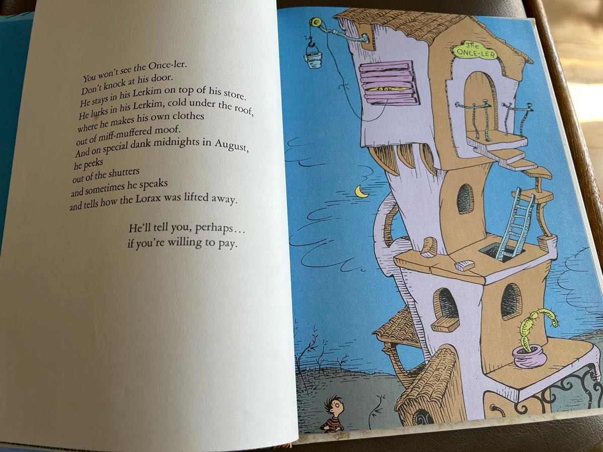 The Lorax by Dr. Seuss 英語絵本 ロラックスおじさんの秘密の種 ドクタースース作