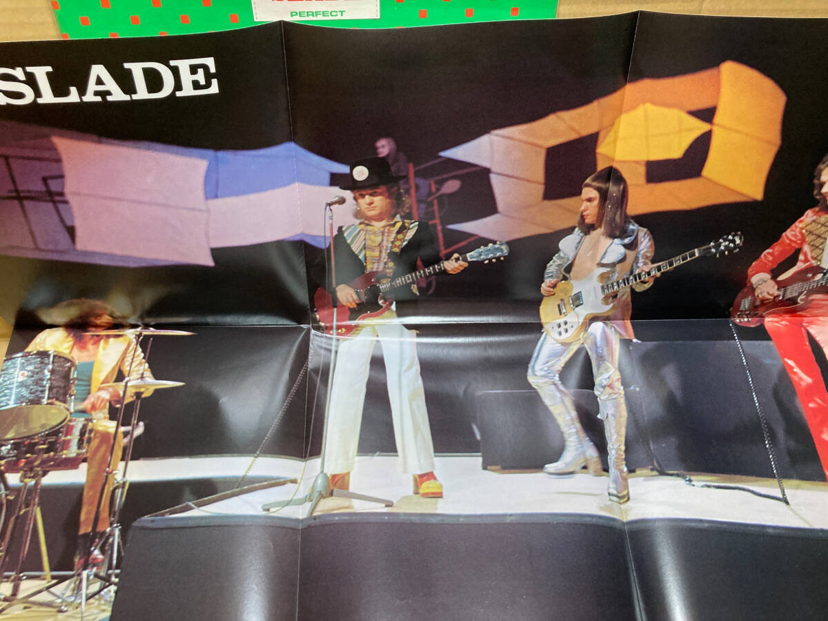 PROMO MP2268！美盤LP！スレイド Slade / Perfect パーフェクト Polydor 見本盤 COZ I LUV YOU GLAM ROCK SAMPLE 1972 JAPAN NM w/POSTER！の画像3