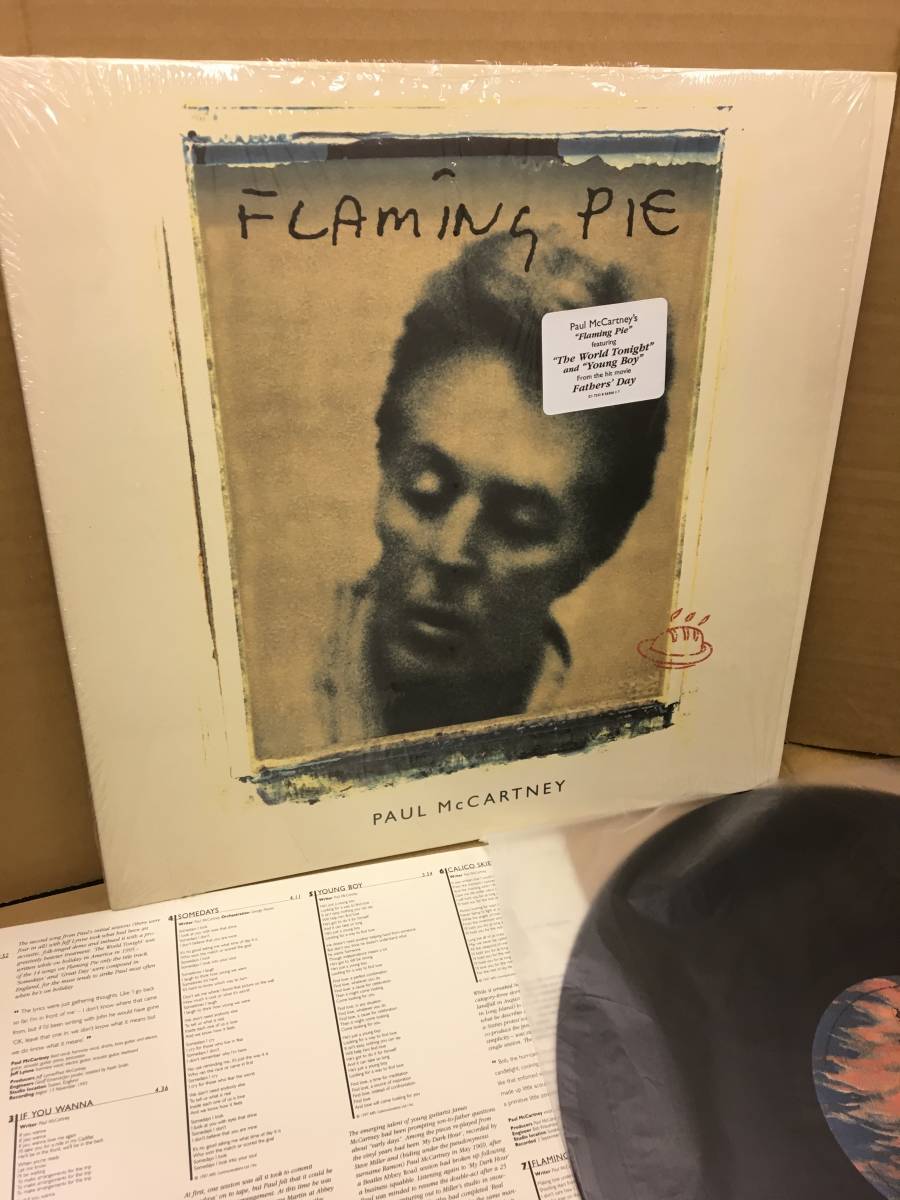 in Shrink！美盤USオリジナルLP！ ポール・マッカートニー Paul McCartney / Flaming Pie フレイミング・パイ 1997 限定アナログ盤レコード_画像1