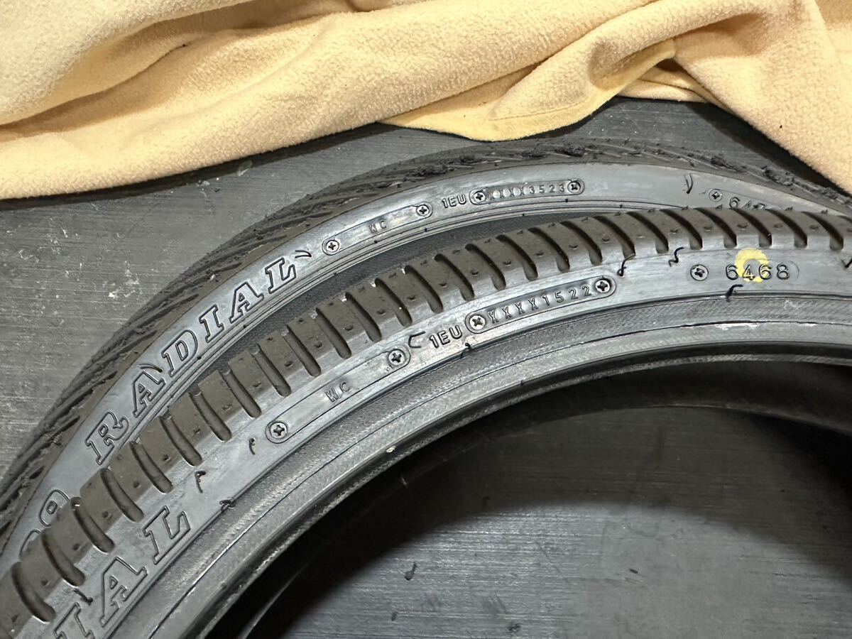 K11 バリ山 ダンロップ レーシングレイン KR189 389 95/80R17 115/70R17 ラップ巻室内保管 KR410 GSXR125 150 GP3 120/70_画像6