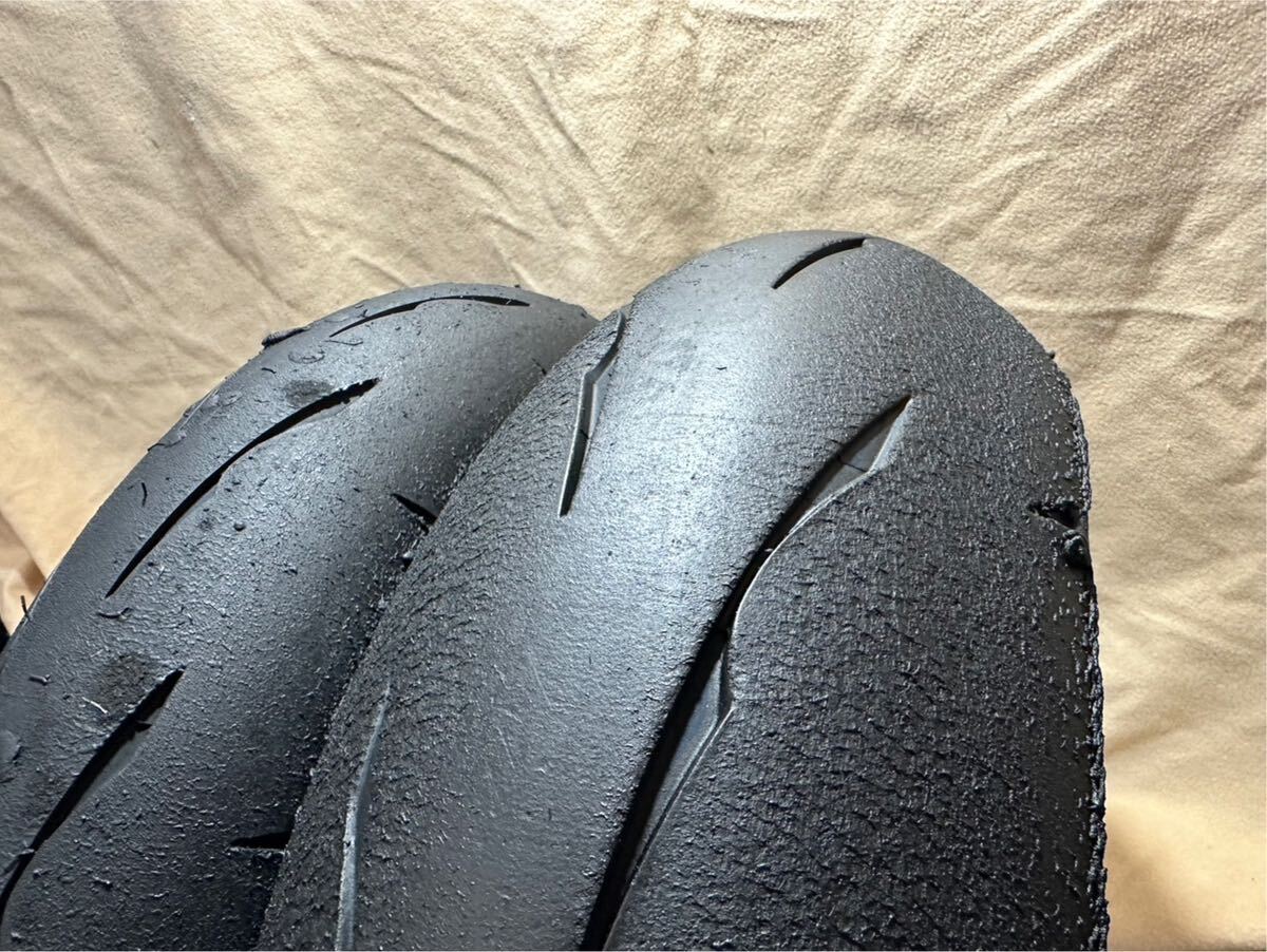 K1 バリ山 BS R11 120/600R17 180/640R17 ラップ巻室内保管 120/70 180/60180/55相当 スーパーコルサ パワーカップ_画像2