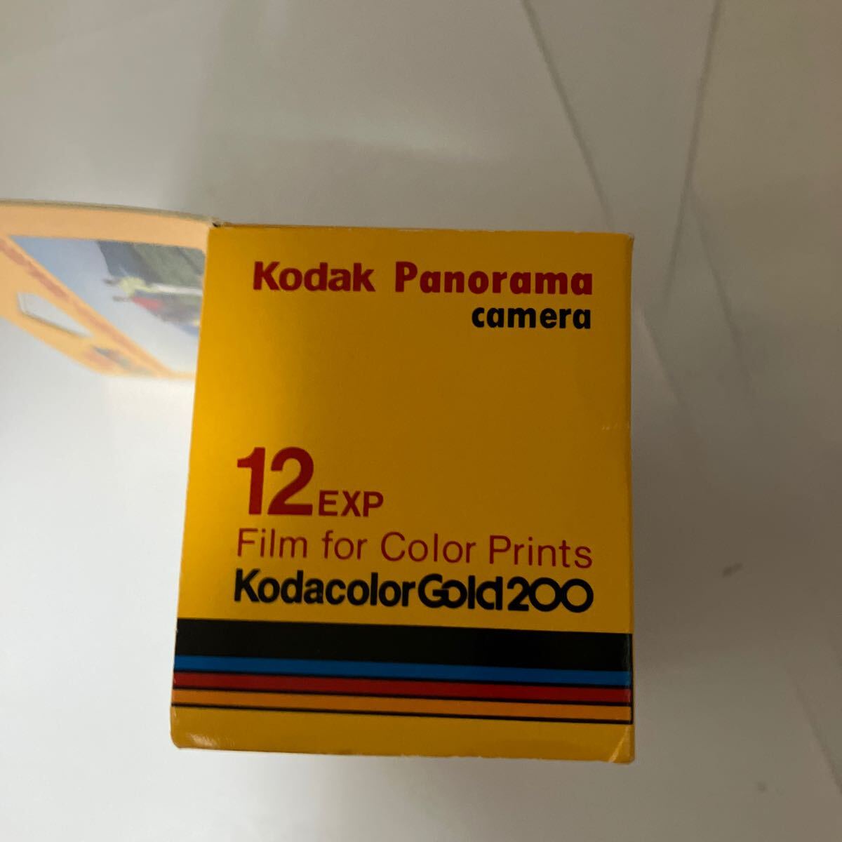 未開封 コダック　パノラマカメラ　12枚撮り　kodak　パノラマレンズ付き　おもしろフィルム　panorama prints　9cm×25cm ゴールド200　_画像7