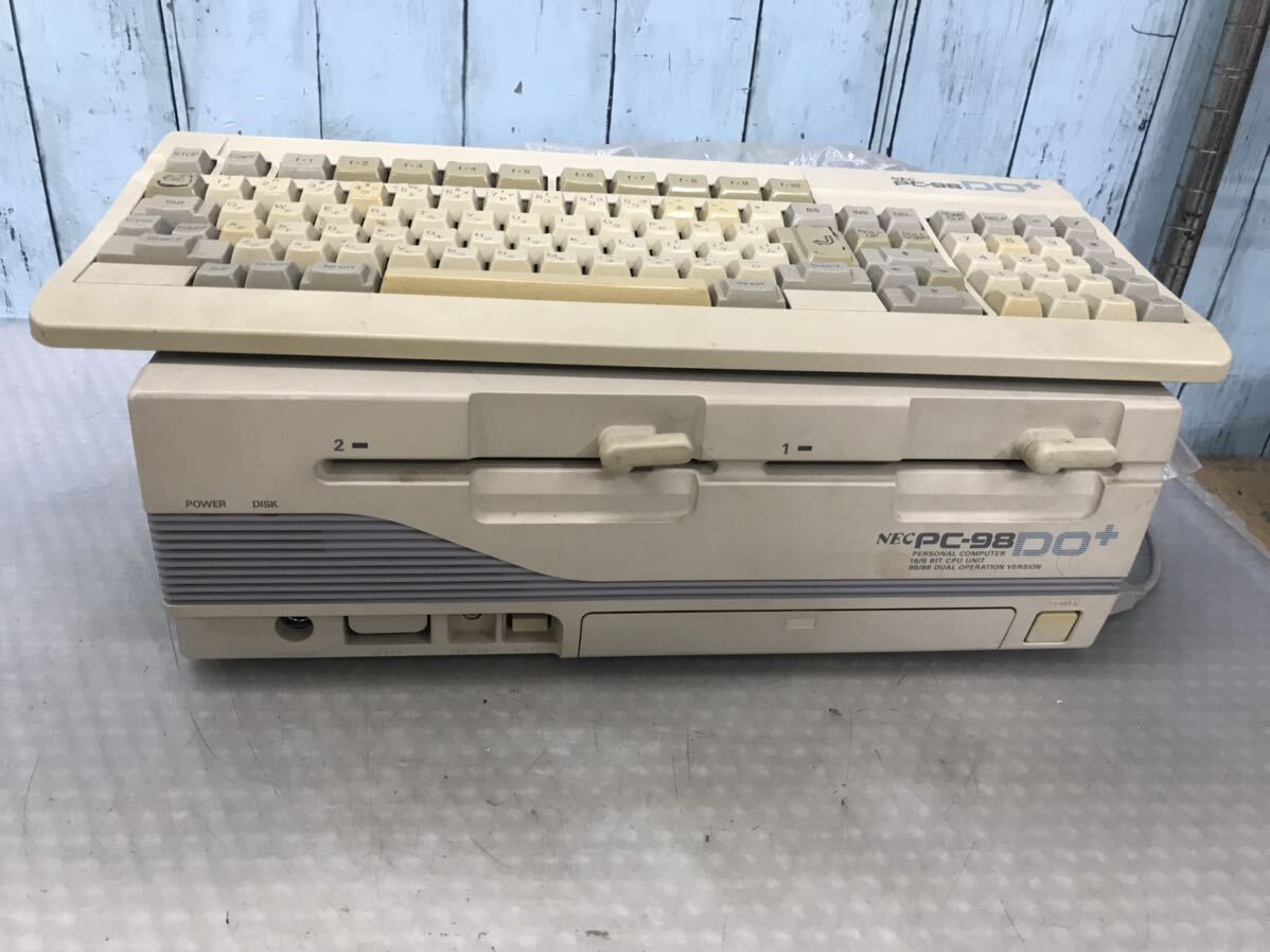 【希少パソコン】　NEC PC98 DO＋　キーボード付き　パーソナルコンピュータ　型名：PC98 DO/P （140s）_画像1