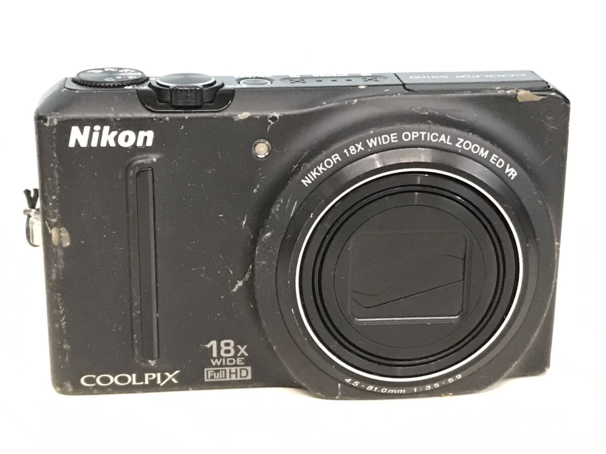ニコン COOLPIX S9100 /COOLPIX S8200/CASIO EX-FC100 計3台まとめ 動作未確認 中古現状品(60s)の画像4