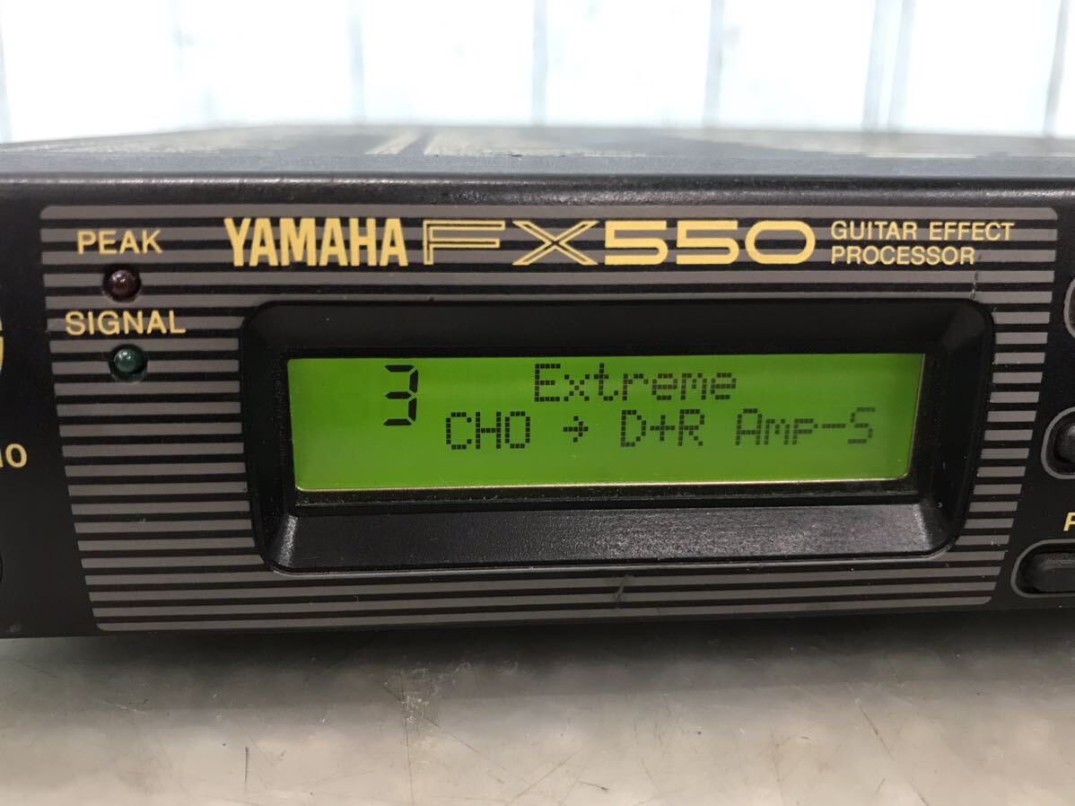  現状品 YAMAHA ヤマハ マルチエフェクター FX550（80s）_画像4