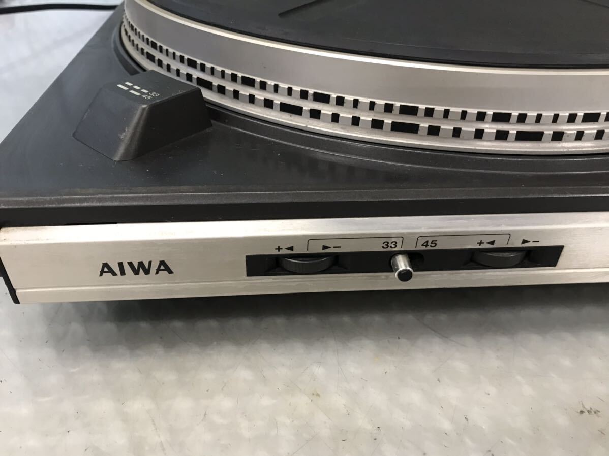 AIWA ダイレクトドライブ　ターンテーブル　AP-D22 中古 通電OK ジャンク（140s）_画像4