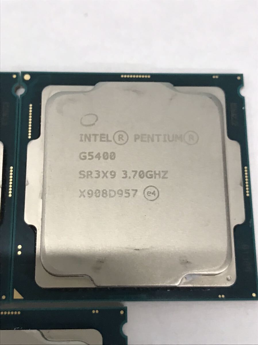 Intel Pentium G5400 3.70GHz CPU 計3個まとめ 中古動作品（60s）の画像3