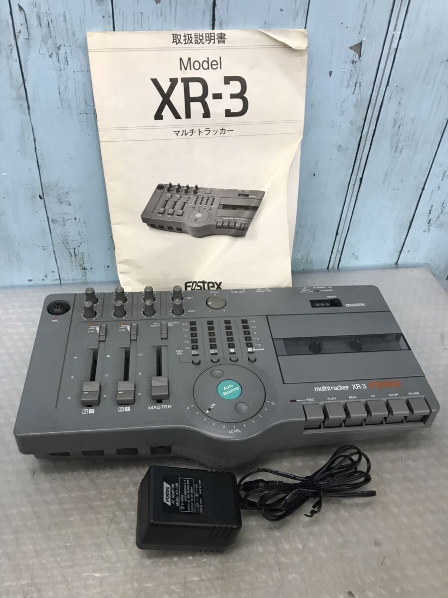  кассетная лента MTR мульти- Tracker FOSTEX XR-3 музыкальные инструменты машинное оборудование искусство and Be tsu электризация OK б/у товар (100s)
