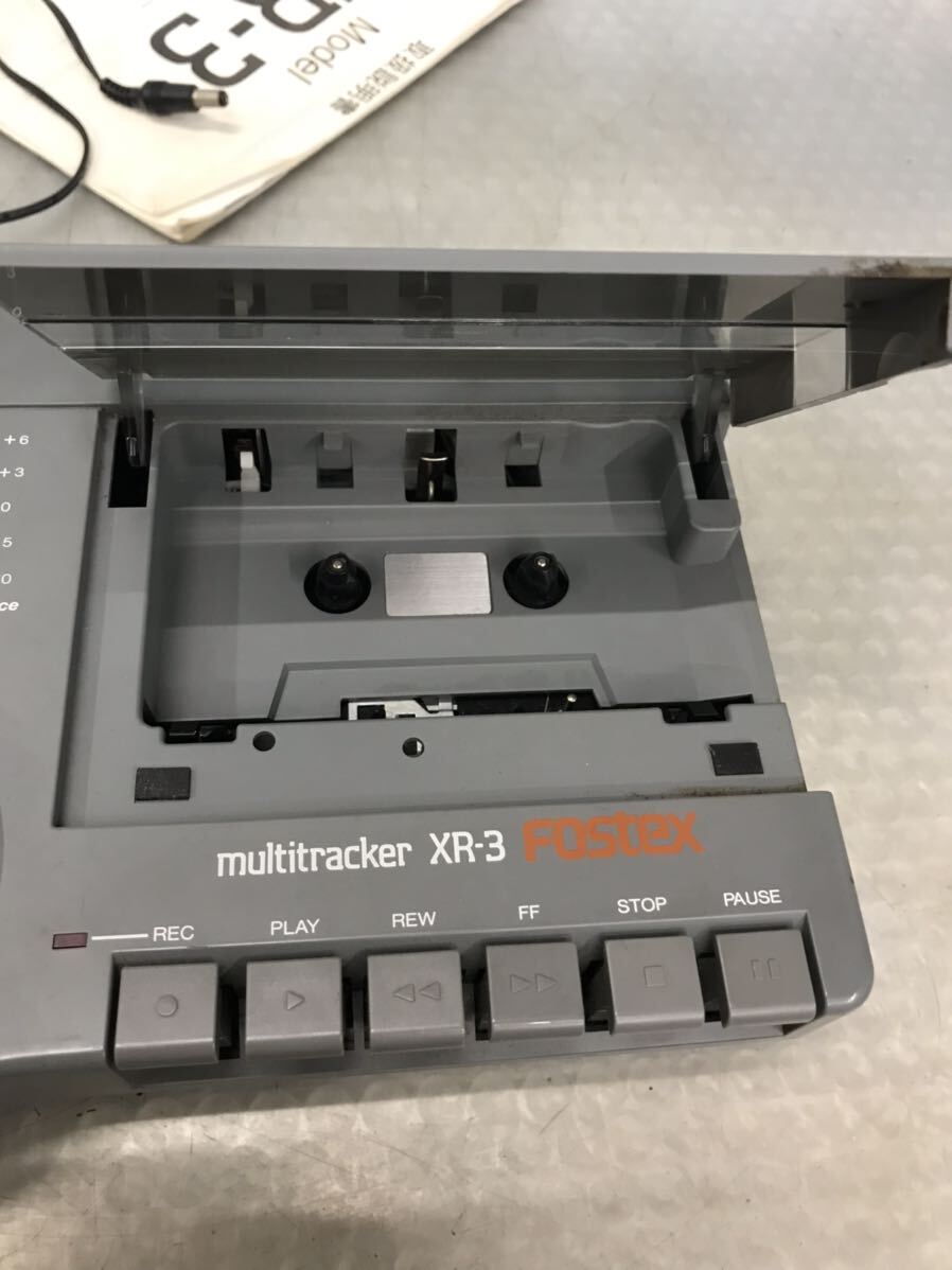  кассетная лента MTR мульти- Tracker FOSTEX XR-3 музыкальные инструменты машинное оборудование искусство and Be tsu электризация OK б/у товар (100s)