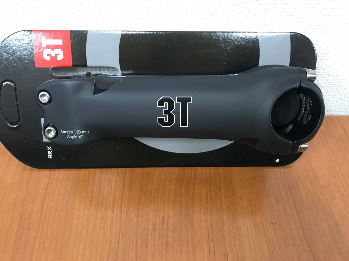 □3T ARX LTD STEALTH 130mm 6度 カーボンステム□ ステム □3T ARX LTD STEALTH 130mm 6度 カーボンステム□ ステム
