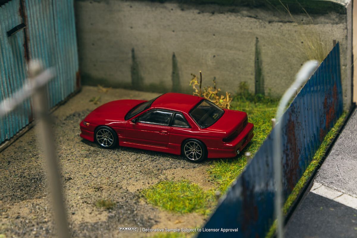 1/64 Tarmac Works ターマックワークス VERTEX Silvia S13 日産 シルビア 赤の画像4
