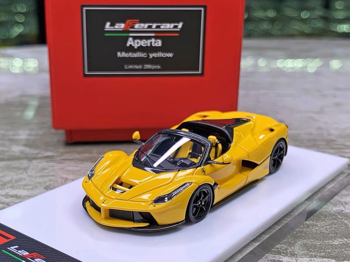 1/64 DMH ラフェラーリ Laferrari aperta 黄色_画像1