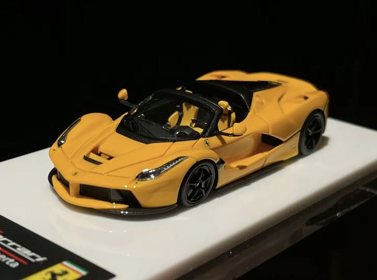 1/64 DMH ラフェラーリ Laferrari aperta 黄色_画像2