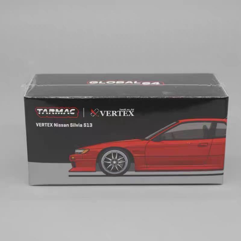 1/64 Tarmac Works ターマックワークス VERTEX Silvia S13 日産 シルビア 赤の画像5
