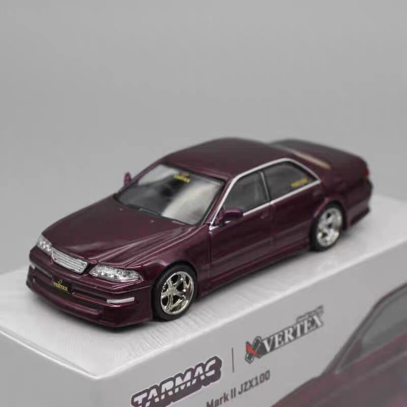 1/64 Tarmac Works ターマックワークス TOYOTA トヨタ VERTEX mark II JZX100 紫_画像4