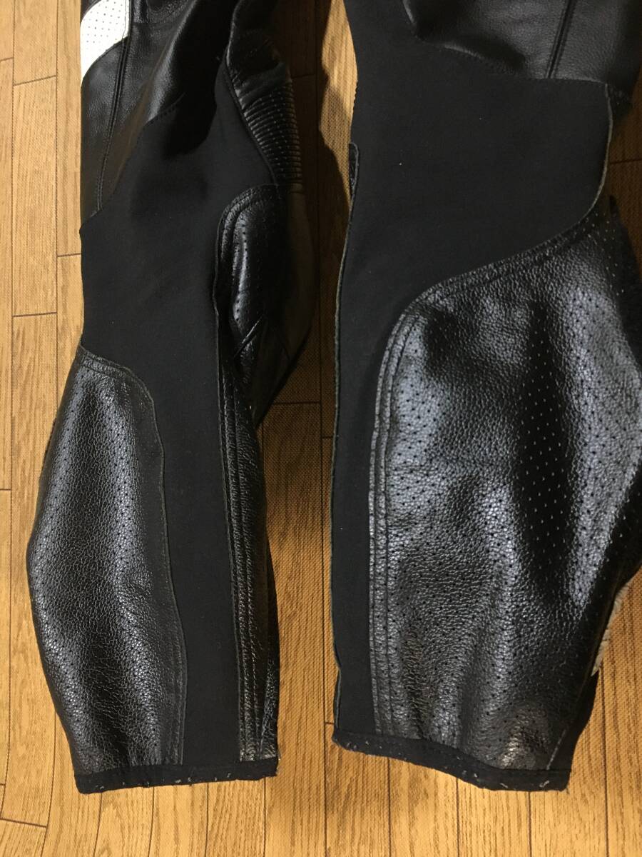 RS TAICHI GP-WRX R303 cow leather made racing leather suit XL size boots in height 175-180. rom and rear (before and after) 