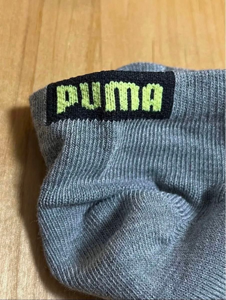 PUMA  メンズ　靴下 26-28cm 3足　ソックス　スニーカー丈　くるぶしソックス　プーマ　迷彩　甲メッシュ