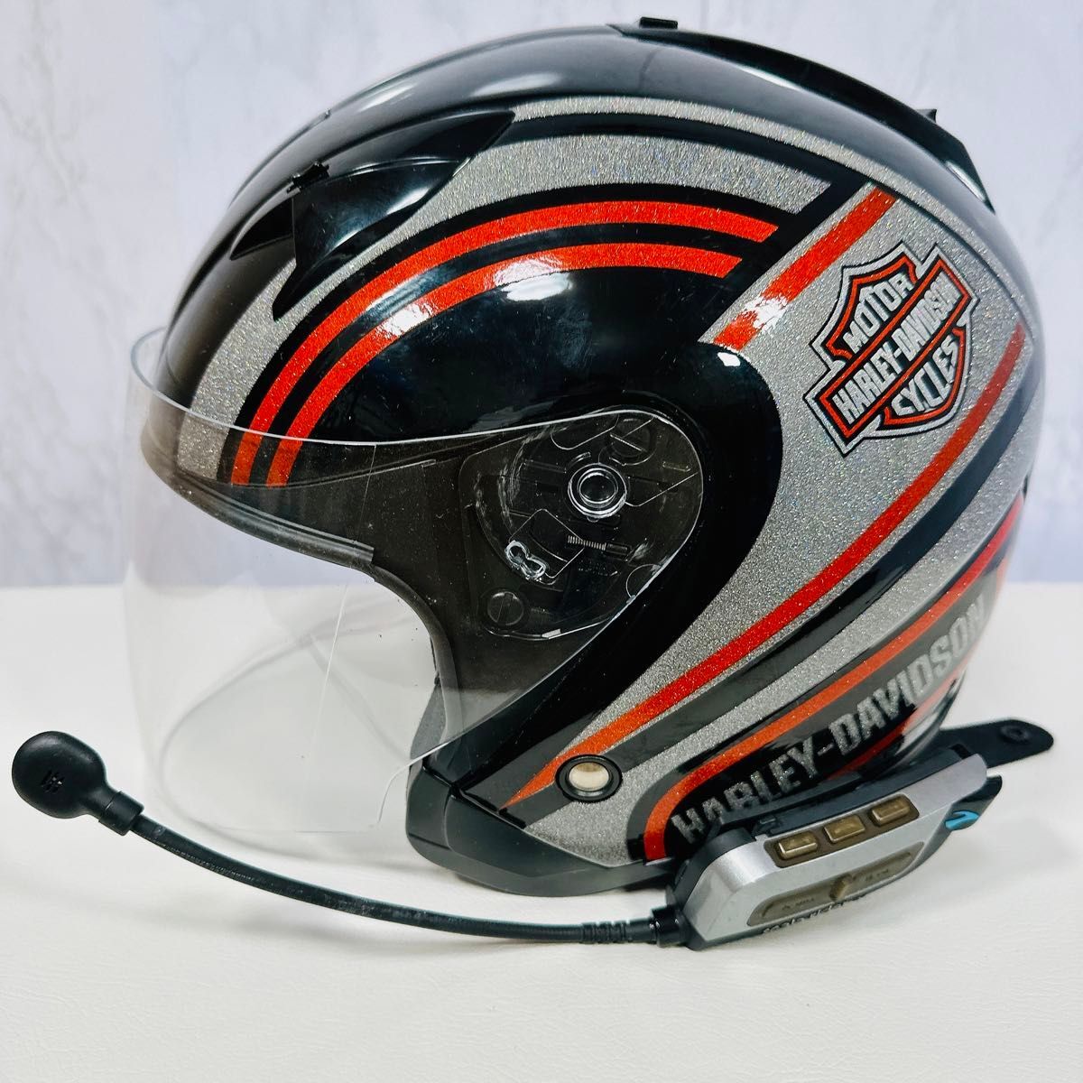  Harley Davidson стандартный товар шлем HI-VIS 3/4 in cam приложен 