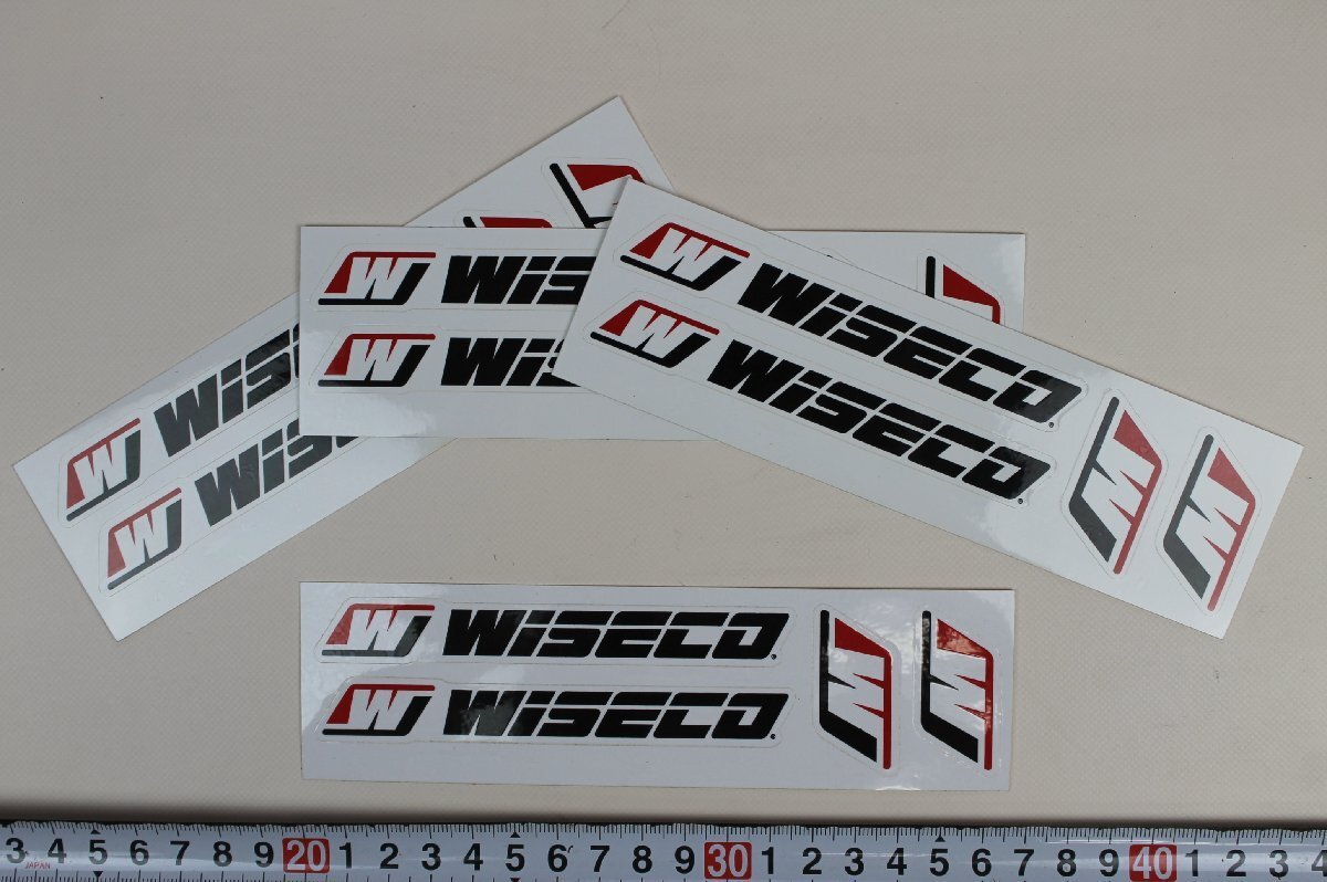 50%off！ WISECO(ワイセコ) ステッカー 6cmX15cm 4枚セット #D-22-4_画像1
