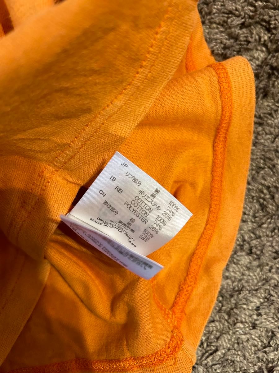 ホットビスケッツ　半袖　Tシャツ　オレンジ　90