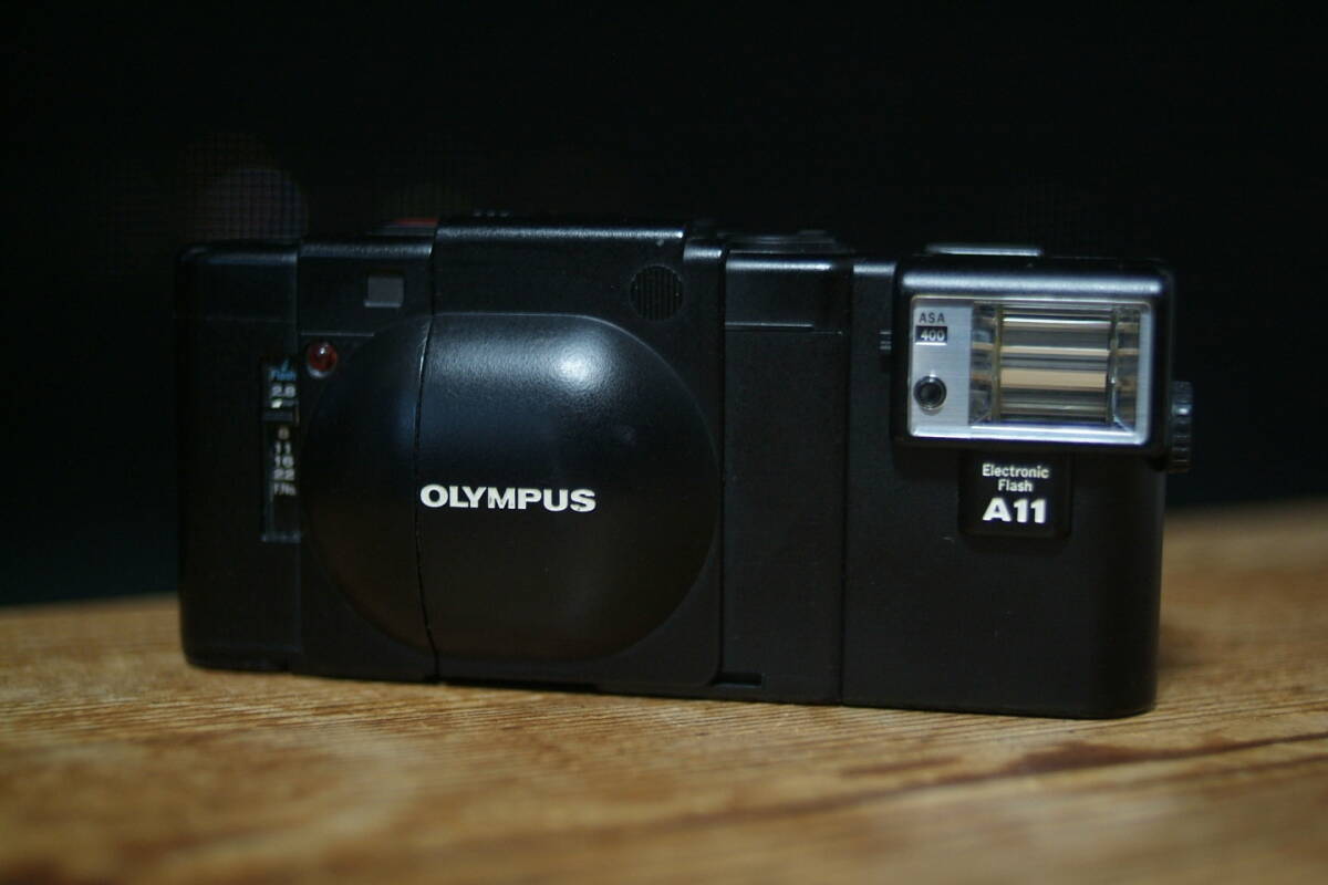【512-2】OLYMPUS オリンパス XA A11 Electric Flash F-ZUIKO 35mm F2.8 _画像1