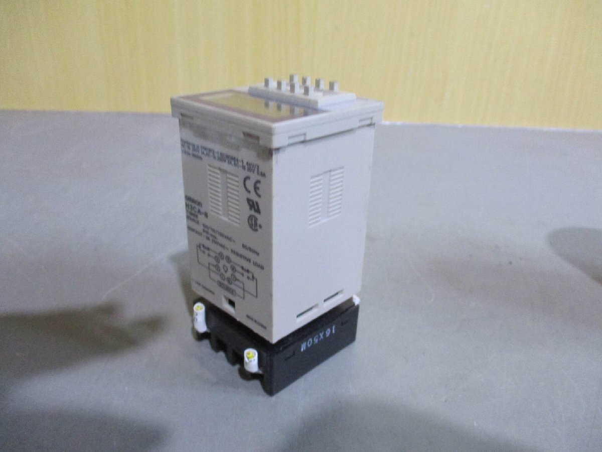 中古 OMRON solid state timer H3CA-8 ソリッドステートタイマ 2個 (JAFR60427C121)_画像7