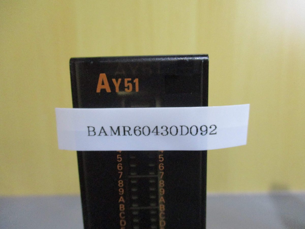 中古 MITSUBISHI AY51 DC入力ユニット 2個 (BAMR60430D092)_画像2