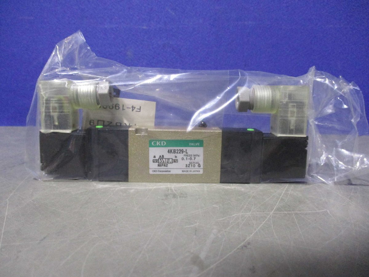 新古 CKD 4KB229-L-DC24V 電磁弁 3個 (EBHR60501D052)_画像4