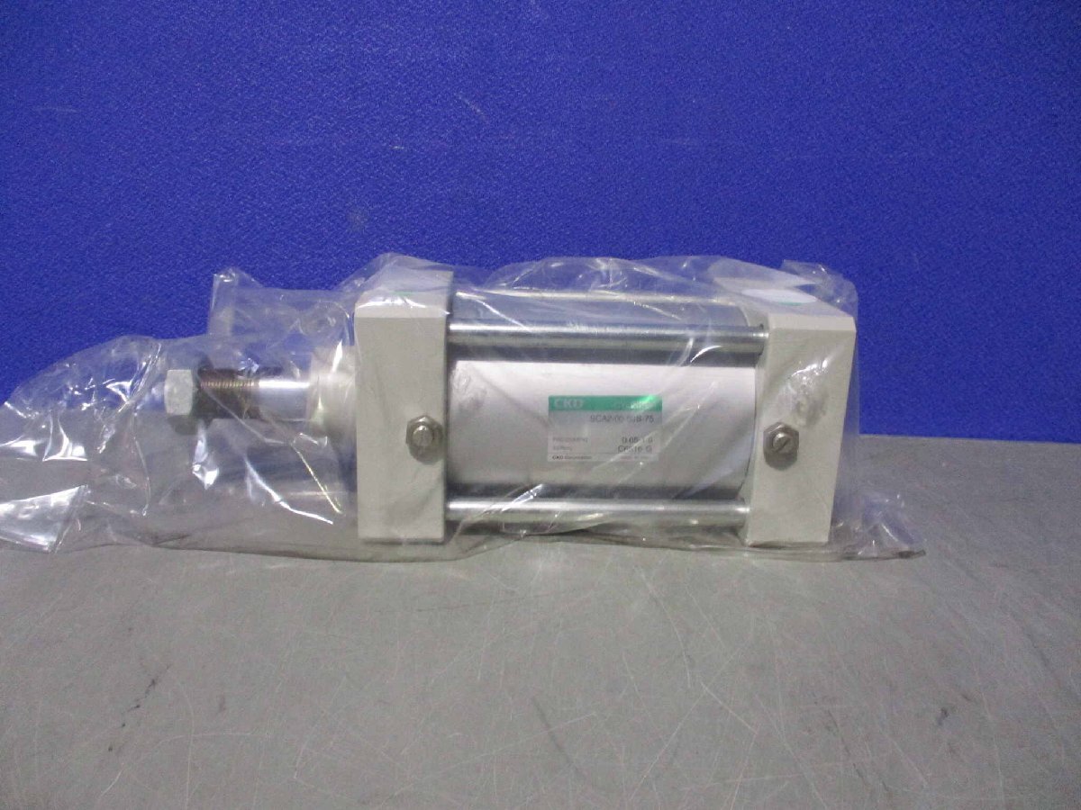 新古 CKD CYLINDER SCA2-00-80B-75 セレックスシリンダ (EBHR60501D068)_画像4