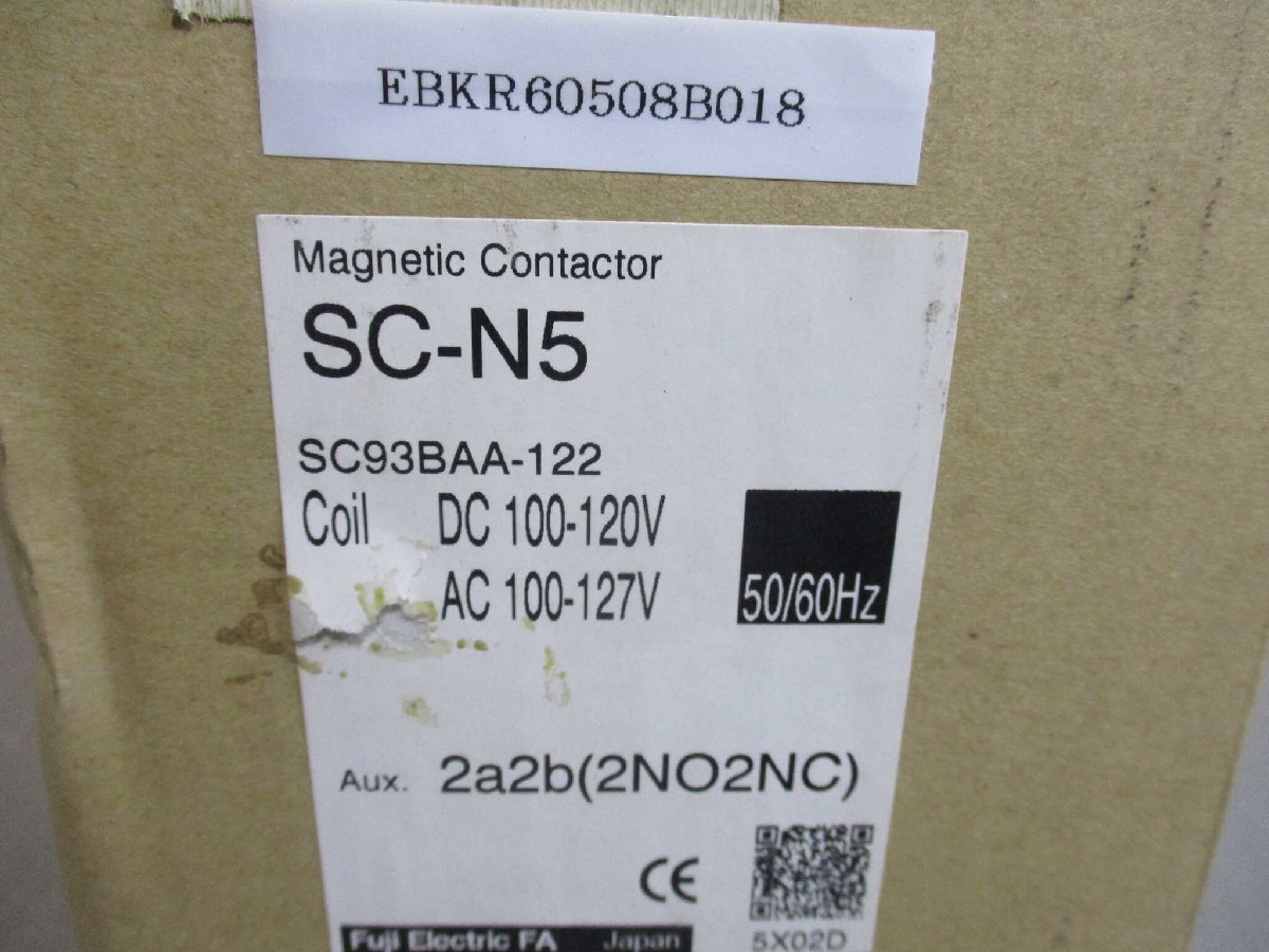 新古 Fuji Electric SC-N5[93] 標準形 電磁接触器 (EBKR60508B018)_画像2
