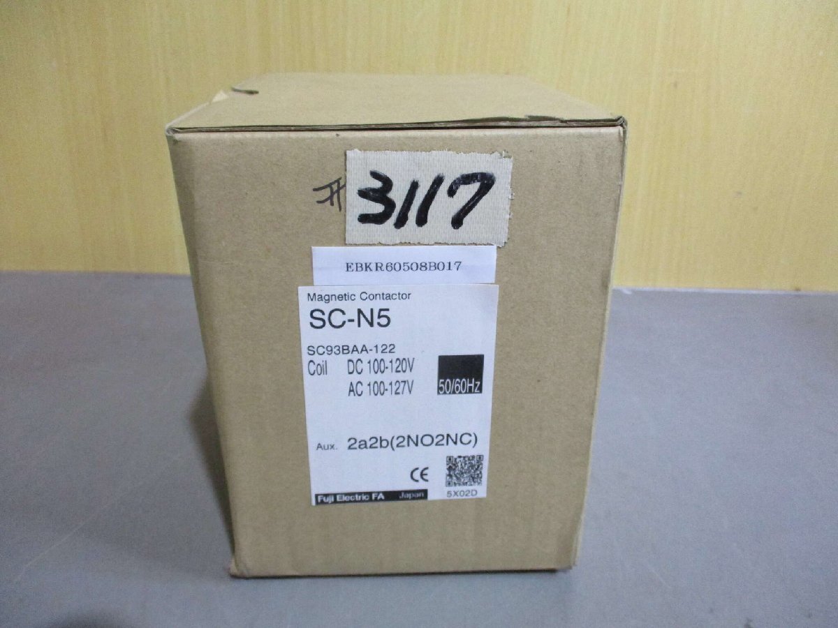 新古 Fuji Electric SC-N5[93] 標準形 電磁接触器 (EBKR60508B017)_画像8