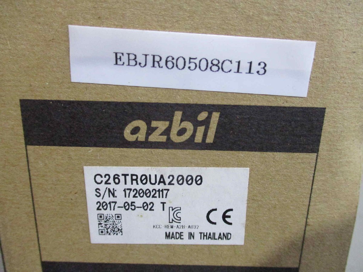 新古 YAMATAKE azbil TEMPERATURE CONTROLLER SDC26 デジタル指示調節計(EBJR60508C113)_画像9