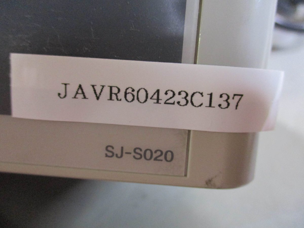 新古 KEYENCE SJ-S020 スポットタイプアンプユニット(JAVR60423C137)_画像8